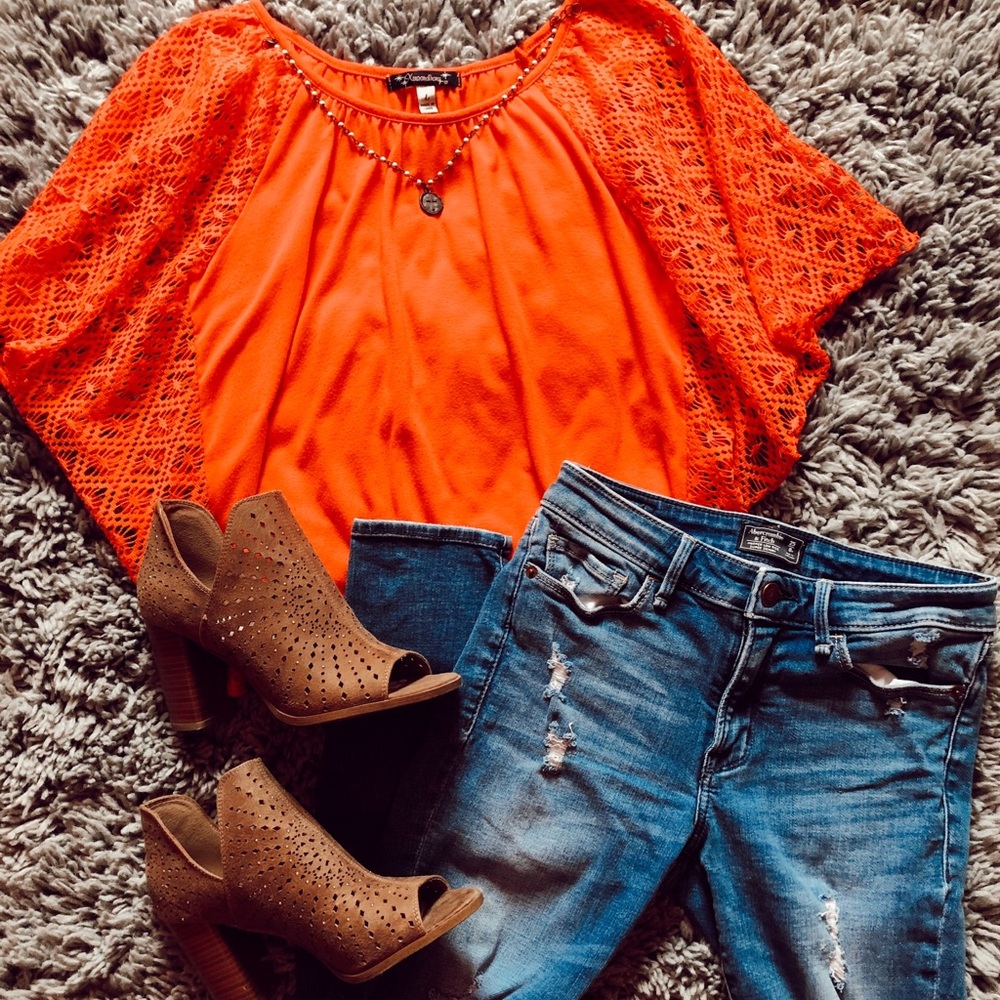 Flowy Red Blouse